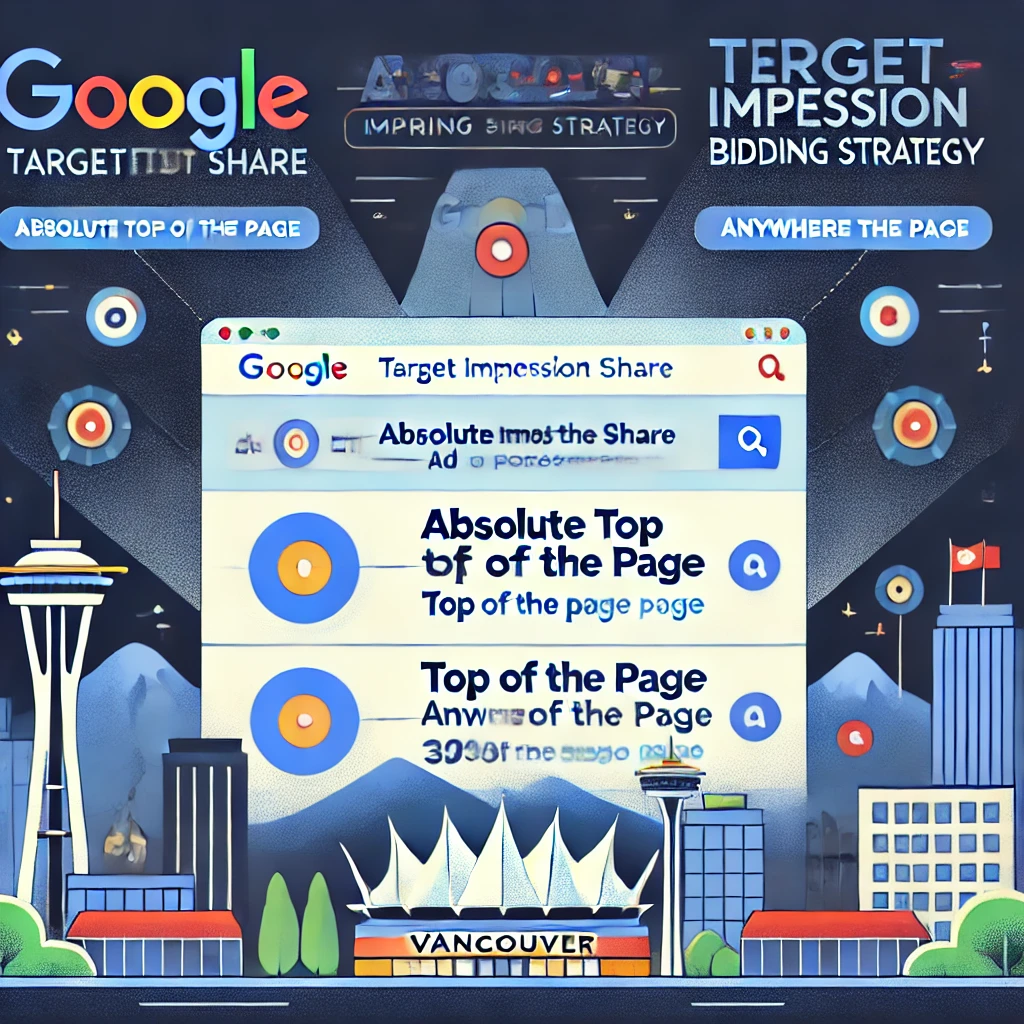 Google廣告的目標展示份額競價策略